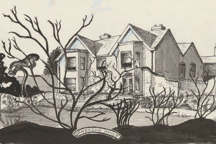Hilary Sweet-Escott - Set of Five 1998 Pen and Ink Drawings, Farm House Studies
