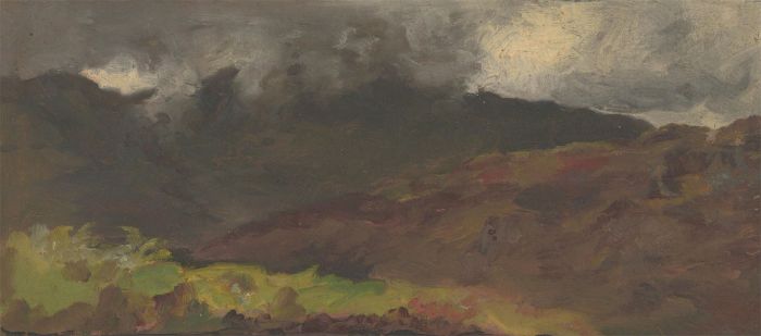 Alfred William Strutt (1856-1924) - Late 19th Century Oil, Highland Landscape
