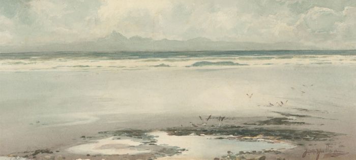Thomas Swift Hutton (1865-1935) - Signed Watercolour, The Yacht Race