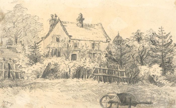 H.T.E - 1864 Graphite Drawings, Rural Studies