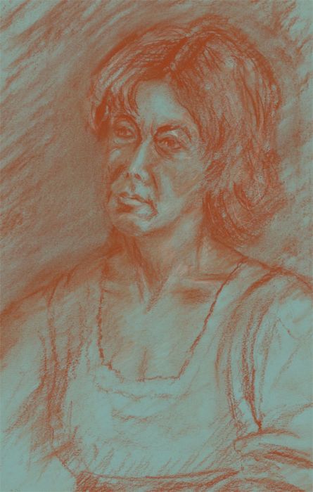 Louis Klein - A Collection of Three 20th Century Pastel Drawings - Portraits