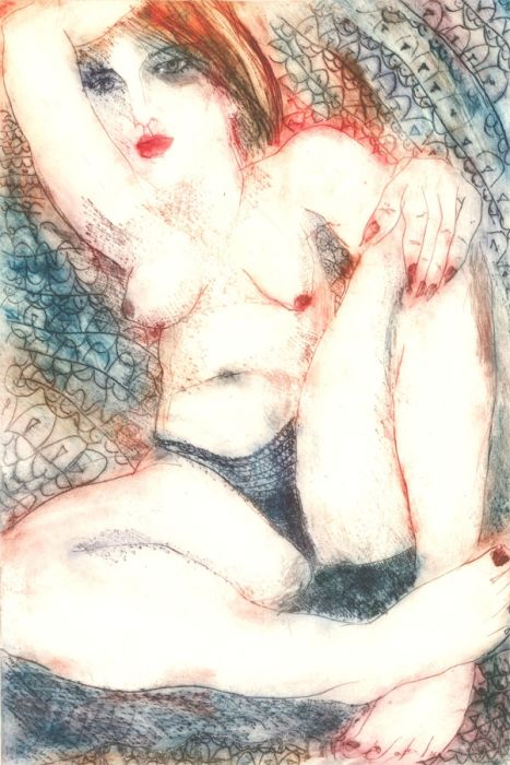 Inge Clayton FRSA (1942-2010) - Signed 20th Century Linoprint, Rikki