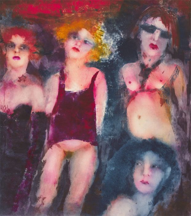 Inge Clayton FRSA (1942-2010) - Contemporary Monotype, Group of Women