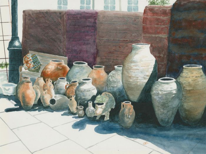 Joe Evans - Contemporary Watercolour, Walcot Street, Bath