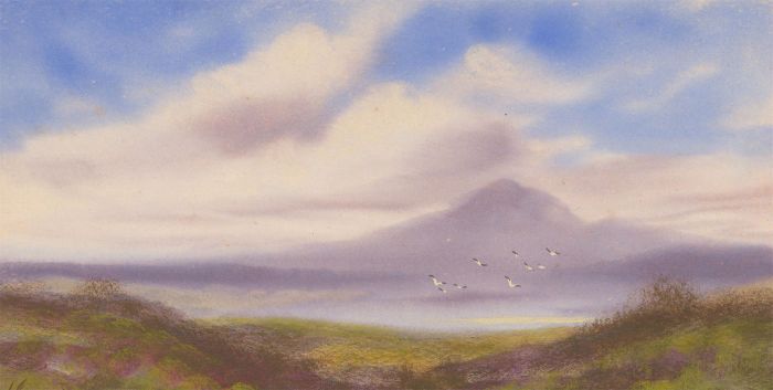 Fred Stafford (fl.1890-1910) - Late 19th Century Gouache, Highland Landscape