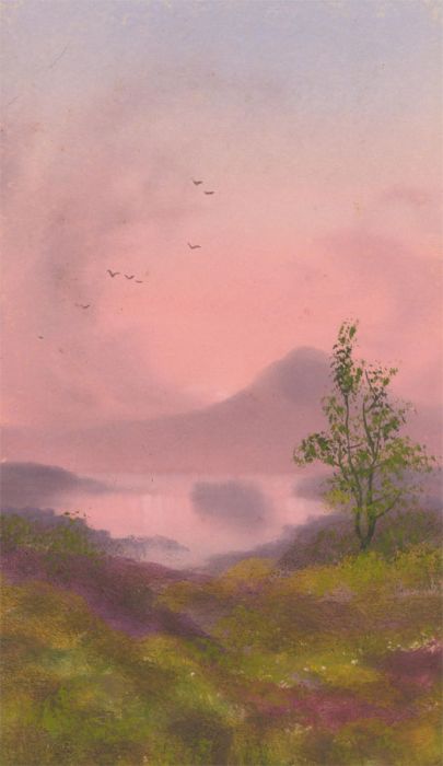 Fred Stafford (fl.1890-1910) - Late 19th Century Gouache, Expansive Landscape