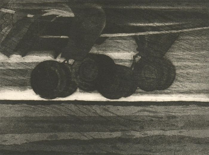 Joe Auty - 20th Century Etching, Touchdown
