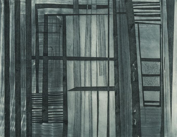 20th Century Etching - Abstract Linear Composition