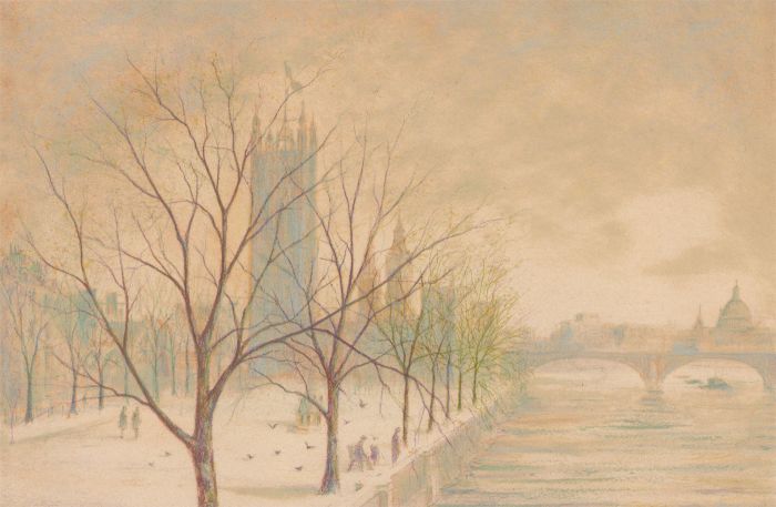 Jeremy King - 20th Century Lithograph, Westminster