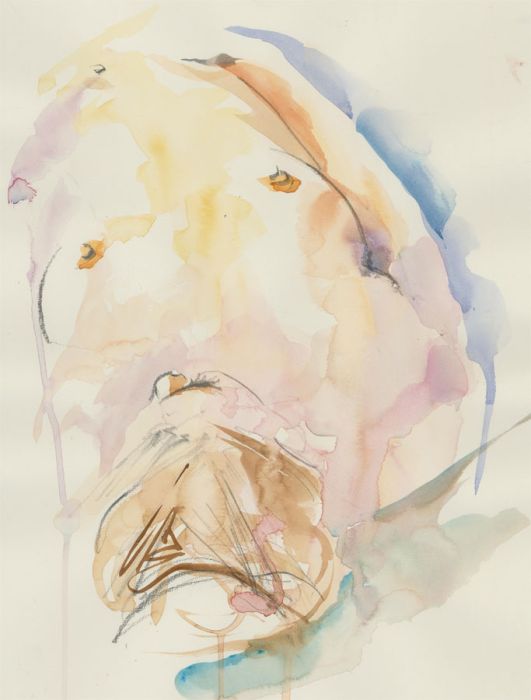 Richard O'Connell (b.1947) - Contemporary Watercolour, Vibrant Nude