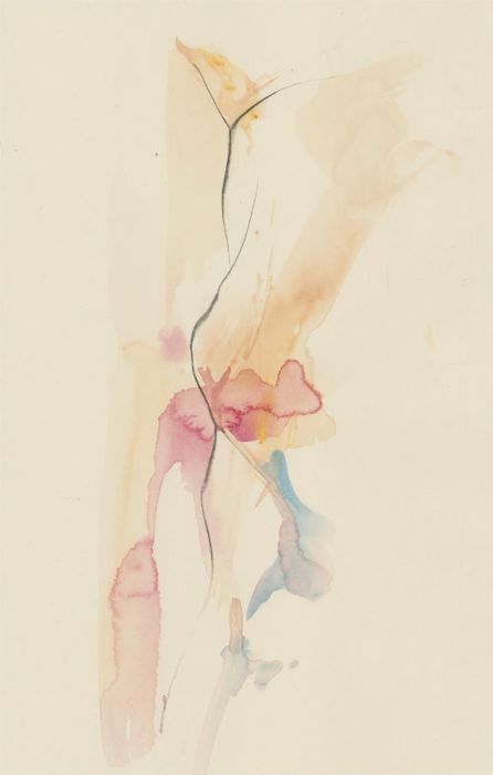 Richard O'Connell (b.1947) - Contemporary Watercolour, Abstracted Nude