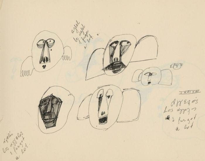 Antonis Kyriakoulis (b.1938) - 20th Century Sketchbook, Artist Drawing Book