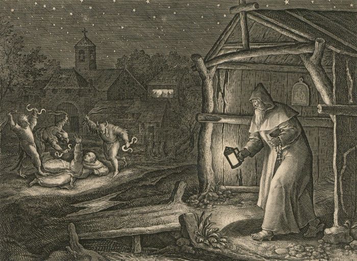 Jan Sadeler I (1550-1600) - 16th Century Engraving, Plate 18: Elphegus