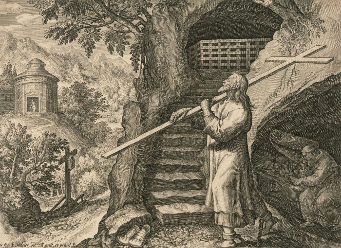 Jan Sadeler I (1550-1600) - 16th Century Engraving, Plate 14: Theodorus