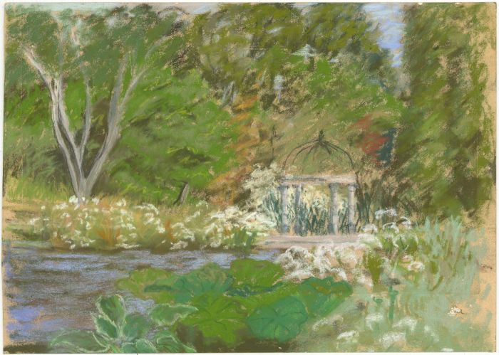 Marise Woollard - 20th Century Pastel, Springhead Garden