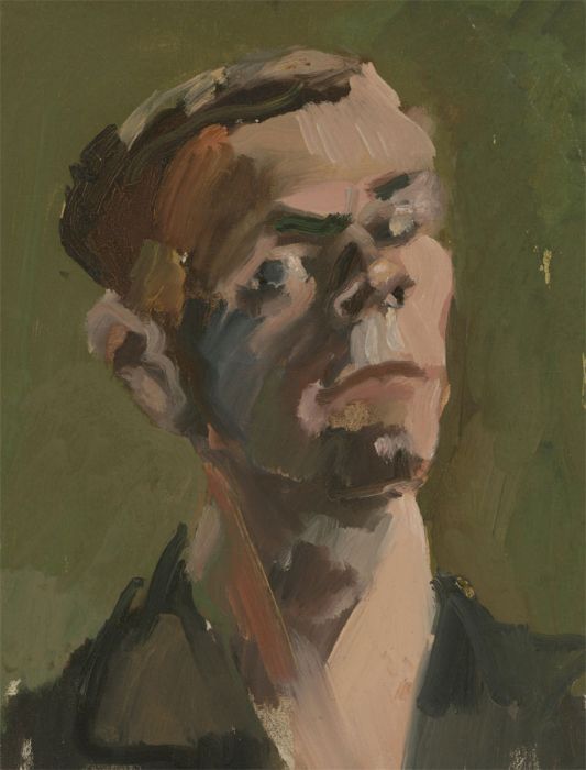John Cherrington (1931-2015) - 20th Century Oil, Portrait of a Stern Man