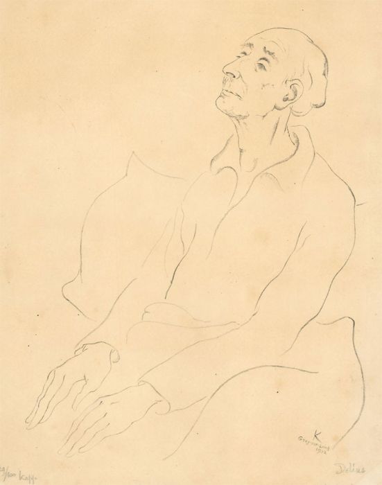 Edmond Xavier Kapp (1890-1978) - 20th Century Lithograph, Fredrick Delius