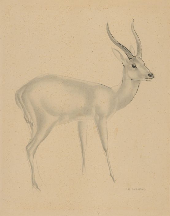 John Rattenbury Skeaping RA (1901-1980) - Medici Print, Antelope