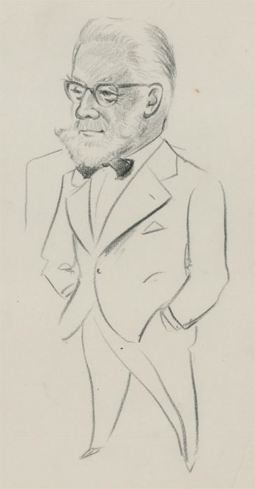 Jad Davies (1909-1998) - Two 1972 Graphie Drawings, Phil Bull