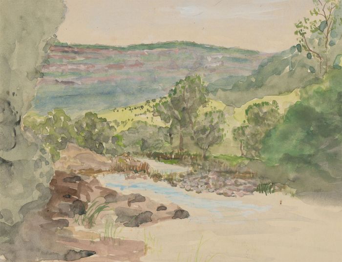 John H.B. Irving (1924-2016) - 20th Century Watercolour, River Landscape