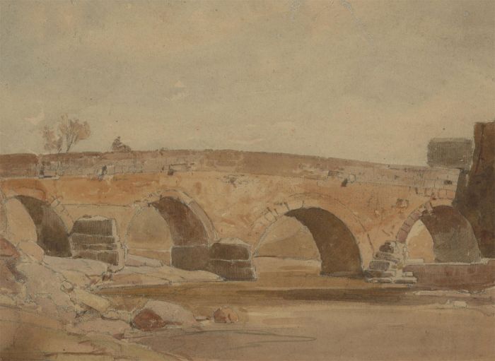 Oliver Hall RA (1869-1957) - Early 20th Century Watercolour, Spanish Bridge