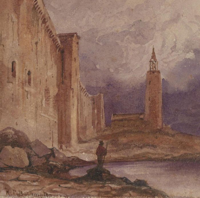 Attrib. Richard Parkes Bonington (1802-1828) - 19th Century Watercolour, Coast