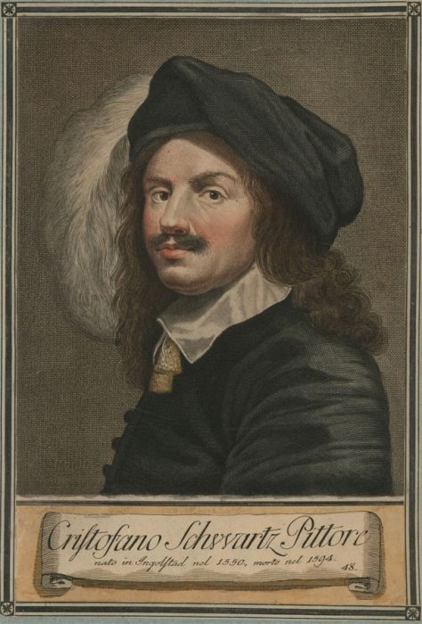 A Pair of 18th Century Engravings - German Court Painters