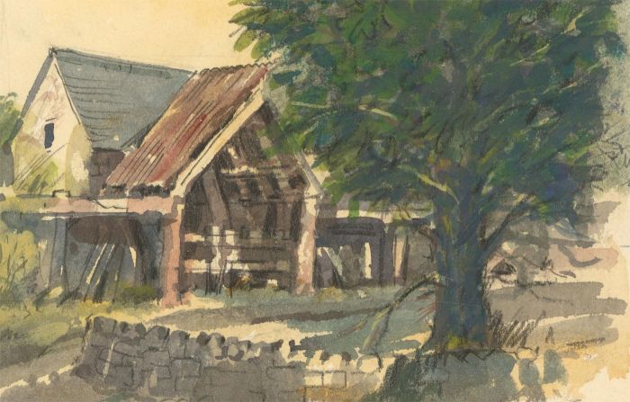 Clifford H. Thompson (1926-2017) - Two 20th Century Watercolours, The Barn
