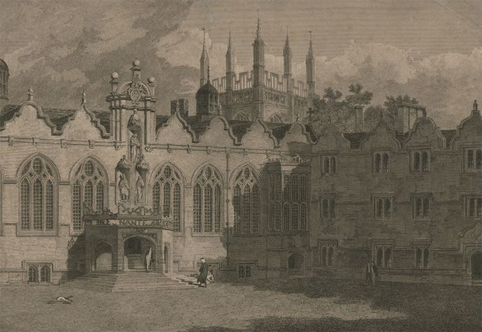 James Basire after J.M.W. Turner - 1801 Engraving, Oriel College, Oxford