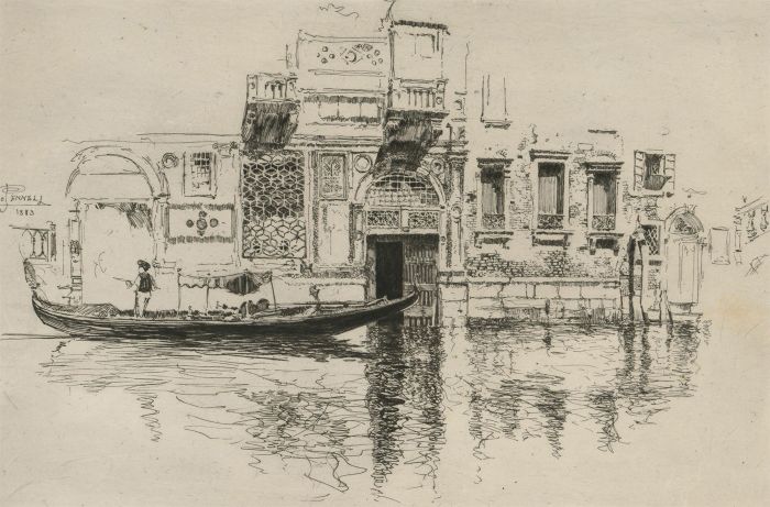 Joseph Pennell - Signed 1883 Etching, Venice