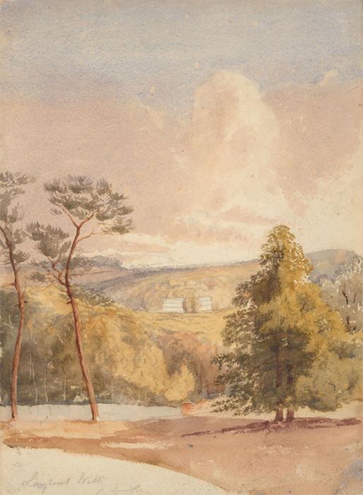 Charles Staveley (1817-1896) - Mid 19th Century Watercolour, Longleat Park