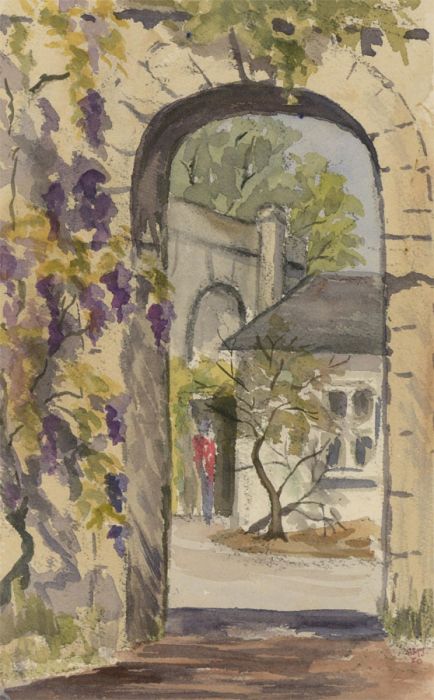 A.M. Johnson - A Pair of Mid 20th Century Watercolours, Garden Archways