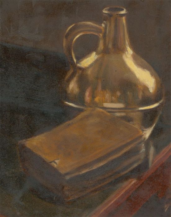 Van Weyenbergh Family Portfolio - Early 20th Century Oil, Still Life with a Pot