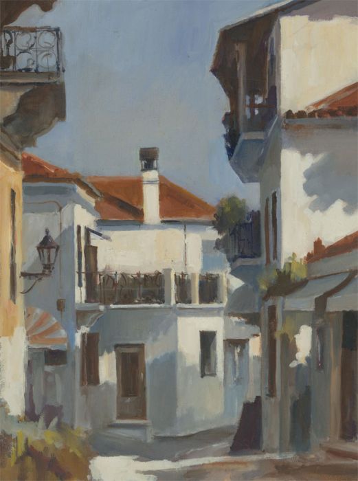 David Griffin - Contemporary Oil, Hotel Alkyon, Skiathos