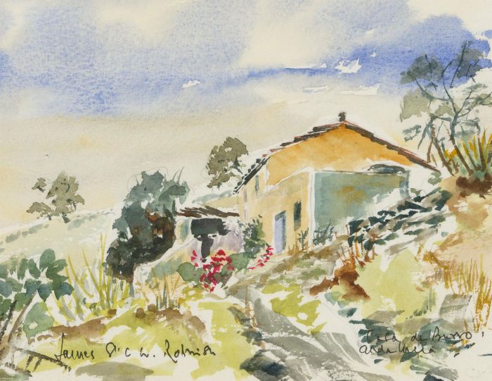 James S.C.W Robinson - Set of Six 1986 Watercolours, Observational Studies