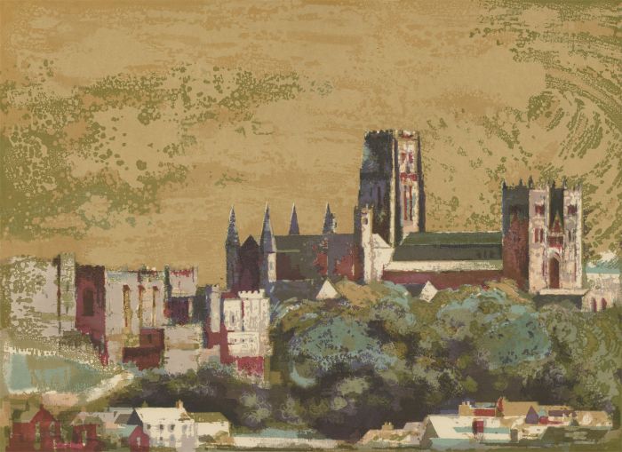 Norman Wade - Signed 1969 Lithograph, Durham