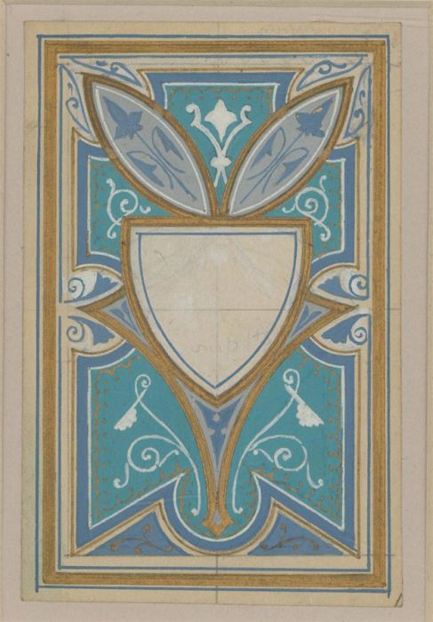 A Pair of Mid 20th Century Watercolours - Original Ornamental Designs
