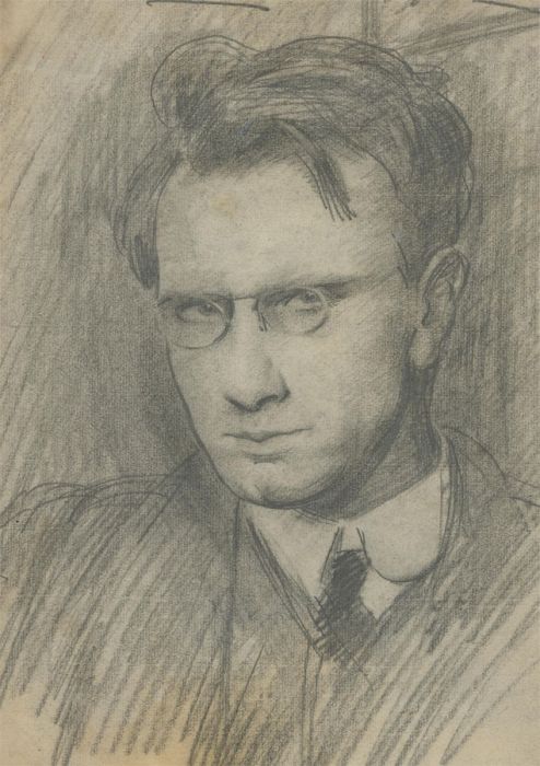 Harold Hope Read (1881-1959) - Signed Graphite Drawing, The Young Professor