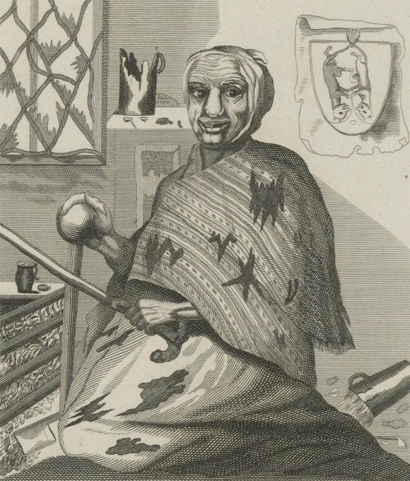 James Caulfield - Early 20th Century Engraving, Mother Damnable of Kentish Town