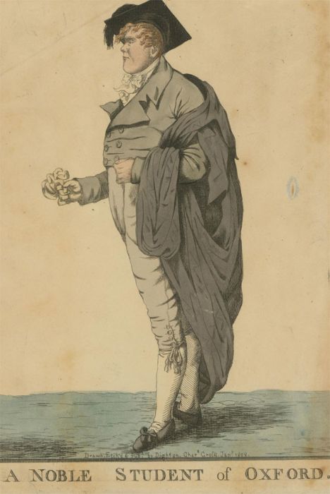 Robert Dighton (1752-1814) - 1808 Etching, A Noble Student of Oxford