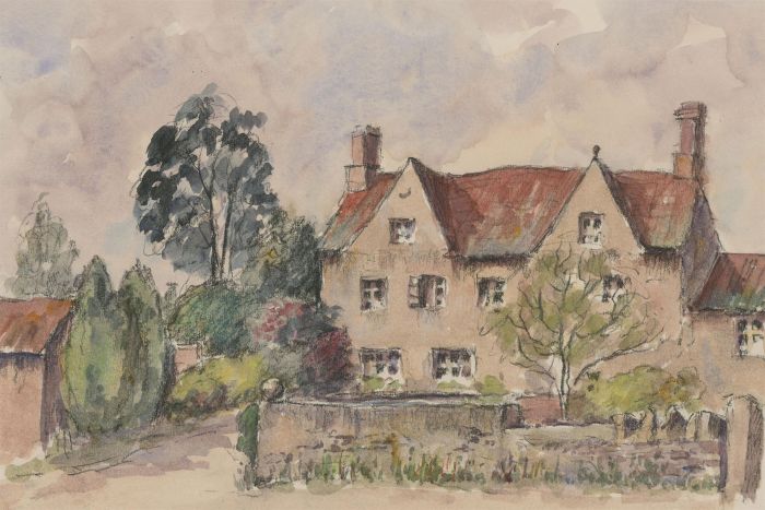 John A. Case - 20th Century Watercolour, Latteridge Lane