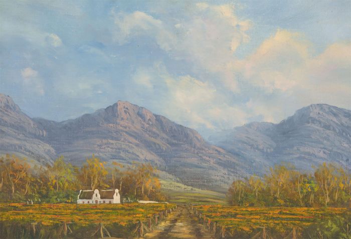 Henri du Rand - Mid 20th Century Acrylic, Constantia, South Africa