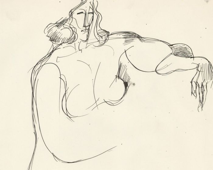 A. Mendes - 20th Century Pen and Ink Drawing, Various Life Studies