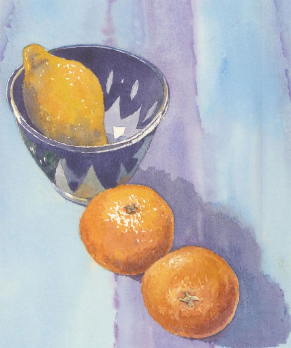 Audrey Reddy - Contemporary Watercolour, Still Life Fruit