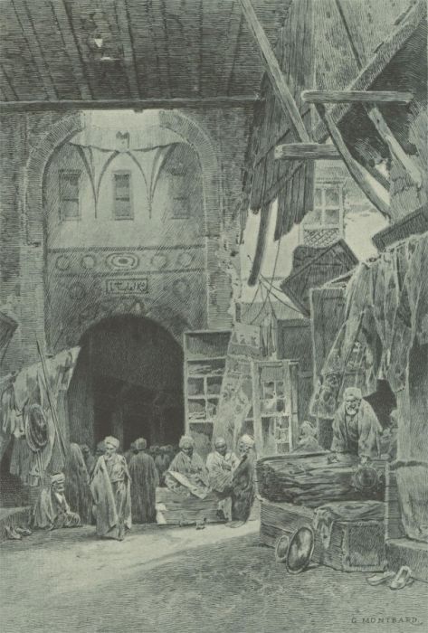 George Montbard(1841-1905) - Autotype, Market Scene