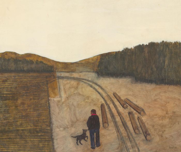 1973 Mixed Media - Toby Dog