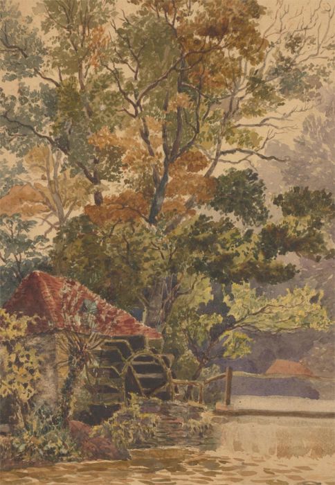 Late 19th Century Watercolour - The Water Mill