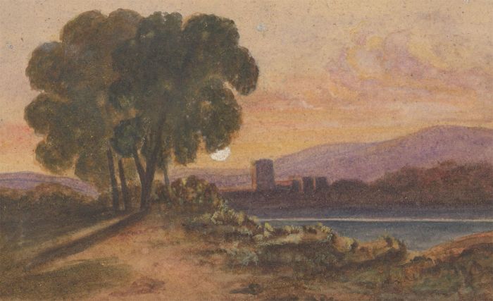Late 19th Century Watercolour - Summer Sunset