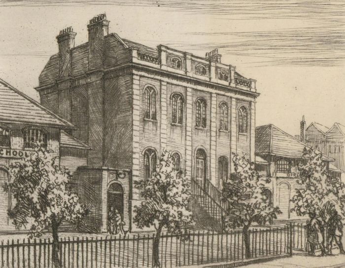 Cyril Henry Barraud (1877-1965) - 1938 Etching, Borough Rd Training College