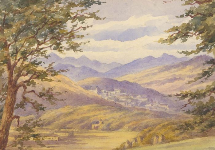 May Mackenzie - Late 19th Century Watercolour, From Brae House